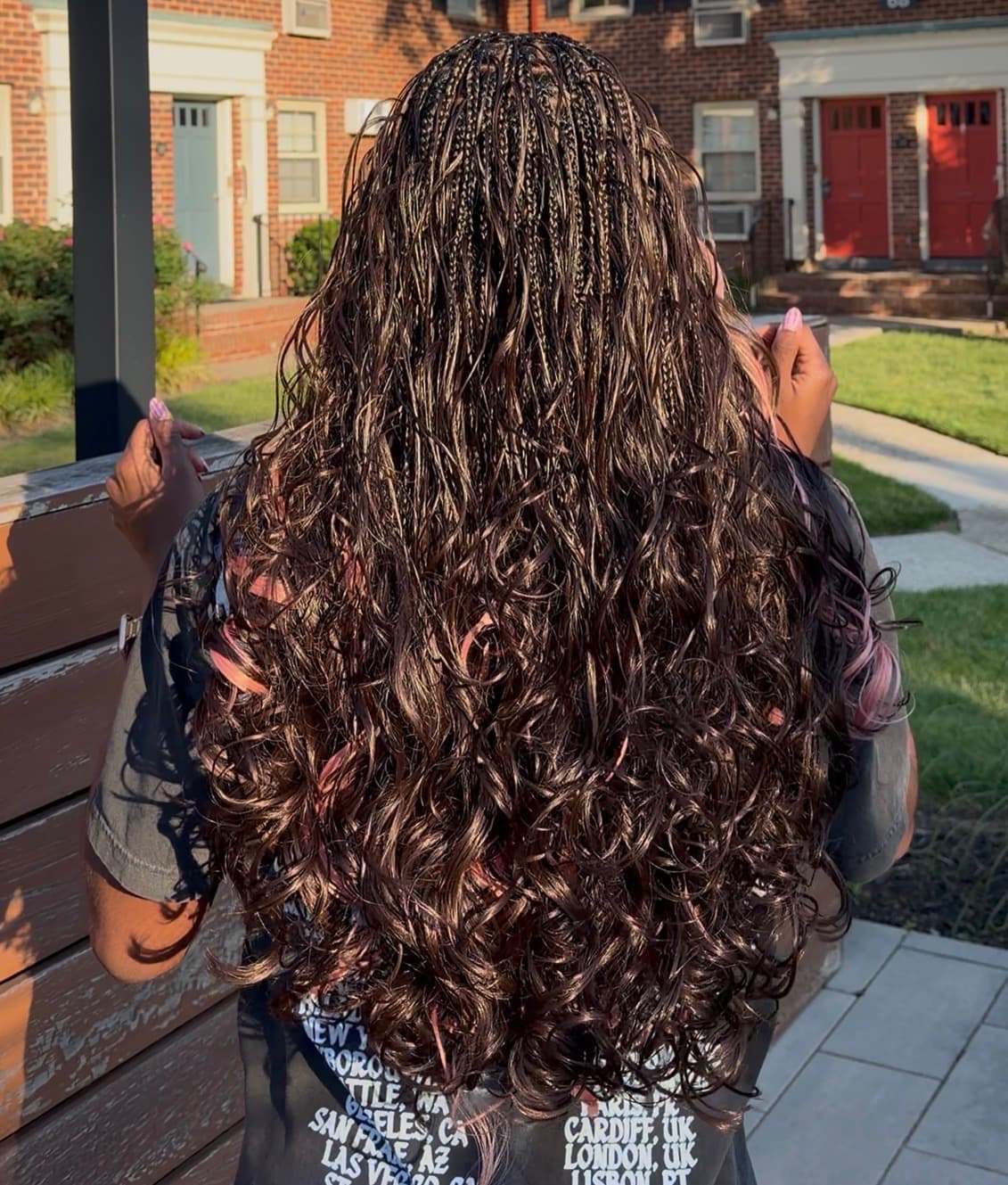 French Curl Braids